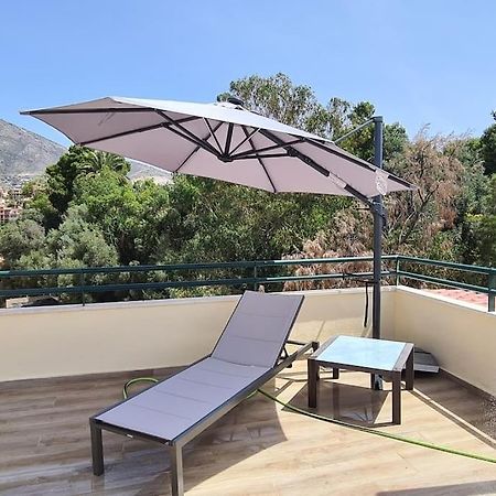 Ferienwohnung Luxury Penthouse With Sea&Mountain Views & Hot Tub - Tranquility & Rest Benalmádena Exterior foto